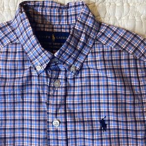 Worn 1x! Ralph Lauren Plaid Button Down Shirt